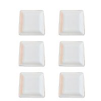 بشقاب خورش خوری شرکت صنایع چینی تقدیس مدل فلت مجموعه 6 عددی