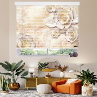پرده زبرا زیو مدل 3D-1039 سایز 100x200 سانتی متر