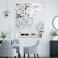 پرده زبرا زیو مدل سیلوئت 3D1484 سایز 150x150 سانتی متر