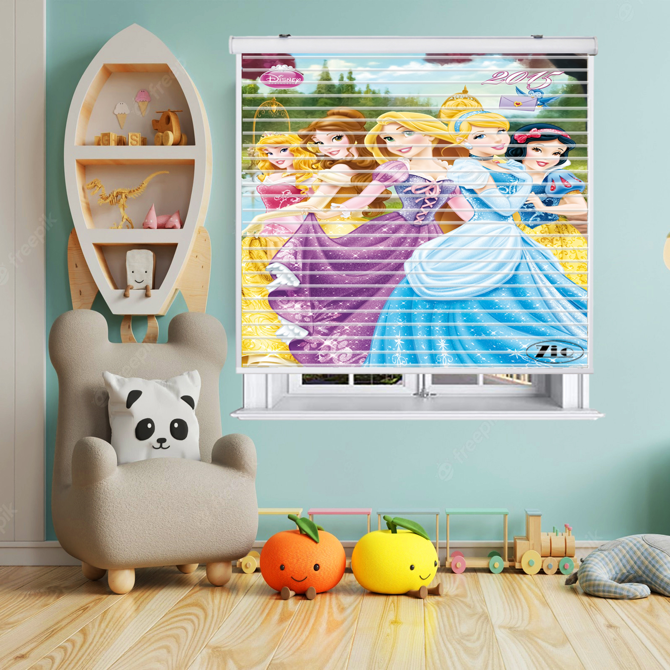 پرده زبرا زیو مدل سیلوئت K3055 سایز 150x150 سانتی متر