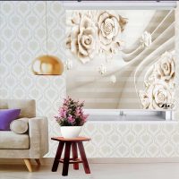 پرده زبرا زیو کد 3D1051 سایز 150x150 سانتی متر