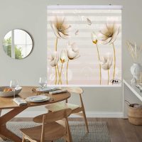 پرده زبرا زیو کد 3D1352 سایز 150x150 سانتی متر
