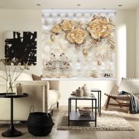 پرده زبرا زیو کد 3D1181 سایز 150x200 سانتی متر