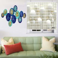 پرده زبرا زیو کد 3D1481 سایز 150X150 سانتی متر