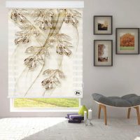 پرده زبرا زیو مدل 3D-1143 سایز 100x200 سانتی متر