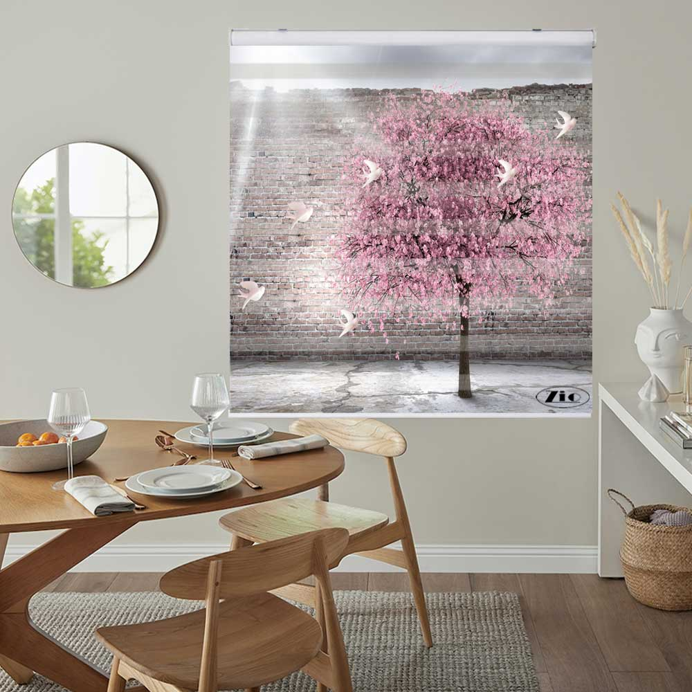پرده زبرا زیو کد 3D1121 سایز 150x200 سانتی متر