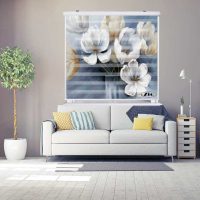 پرده زبرا زیو کد 3D1448 سایز 150x200 سانتی متر