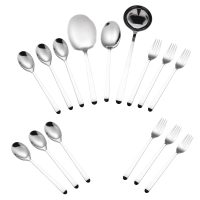 سرویس قاشق و چنگال 15 پارچه جی فی نی مدل 01 plus
