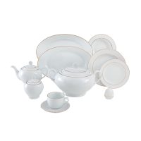 سرویس غذاخوری 102 پارچه چینی زرین ایران سری ایتالیا اف مدل زرین درجه عالی