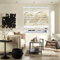پرده زبرا زیو کد 3D1505 سایز 150X150 سانتی متر