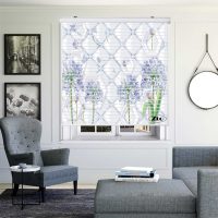 پرده زبرا زیو مدل سیلوئت 3D1546 سایز 150x150 سانتی متر