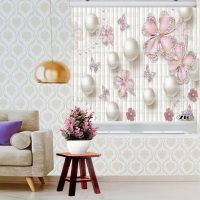 پرده زبرا زیو کد 1078 سایز 150x150 سانتی متر