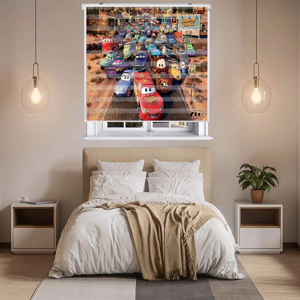 پرده زبرا زیو کد K3031 سایز 150X150 سانتی متر