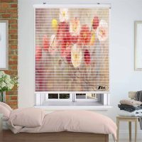 پرده زبرا زیو مدل سیلوئت P-6050 سایز 150x150 سانتی متر