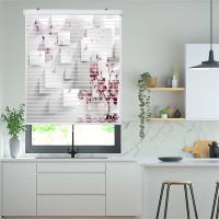پرده زبرا زیو مدل سیلوئت 3D1456 سایز 150x150 سانتی متر