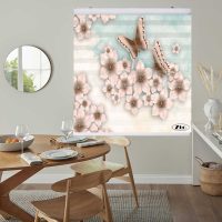 پرده زبرا زیو کد 3D1230 سایز 150x150 سانتی متر