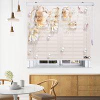 پرده زبرا زیو مدل 3D-1097 سایز 150x150 سانتی متر