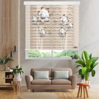پرده زبرا زیو مدل 3D-1132 سایز 150x150 سانتی متر