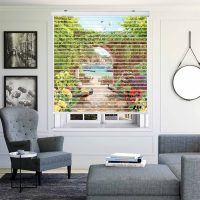 پرده زبرا زیو مدل سیلوئتL-5042 سایز 150x150 سانتی متر