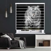 پرده زبرا زیو کد OA7058 سایز 150x150 سانتی متر