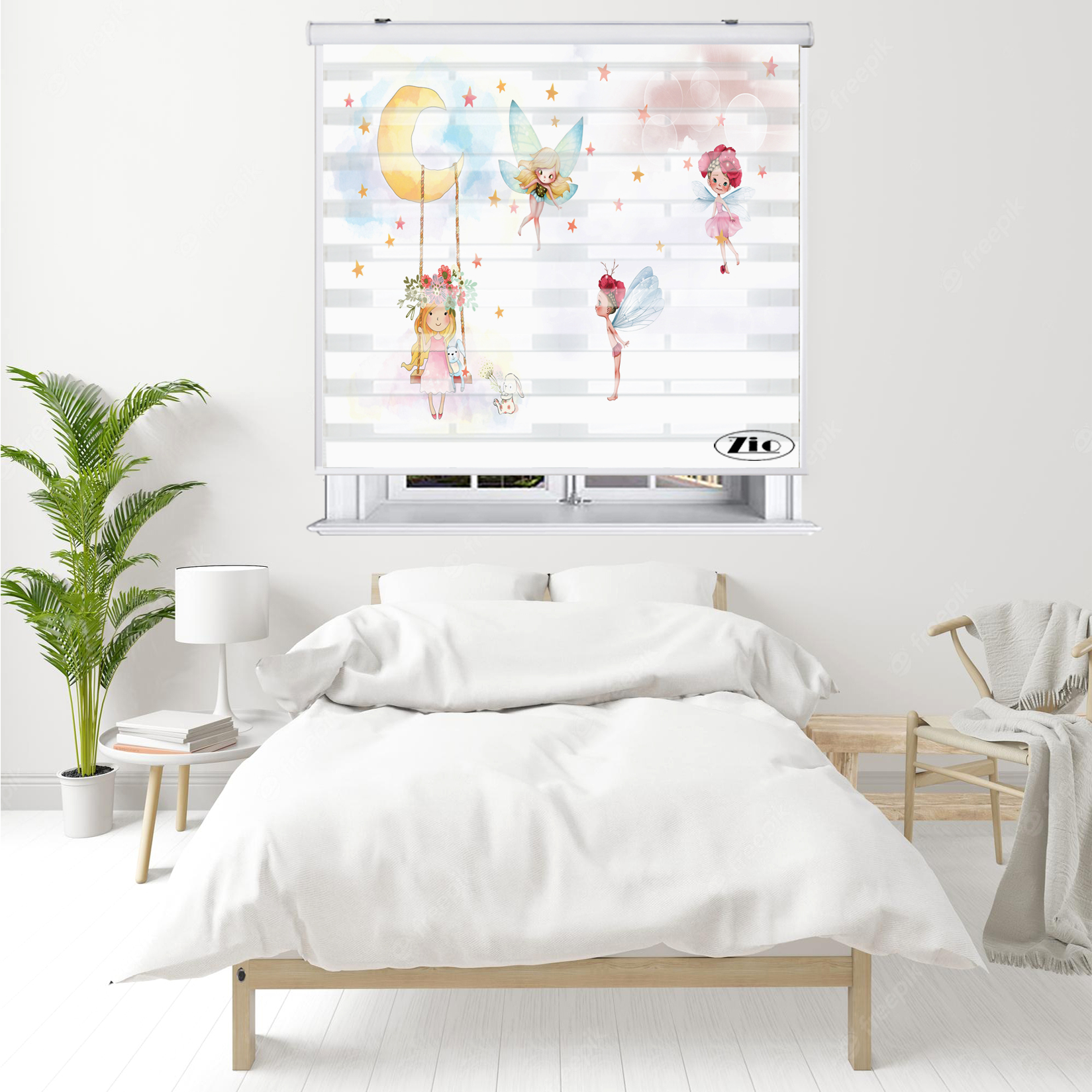 پرده زبرا زیو مدل K3017 سایز 150x200 سانتی متر