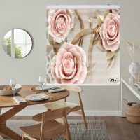 پرده زبرا کد کالا 3D1245 سایز 150x200 سانتی متر