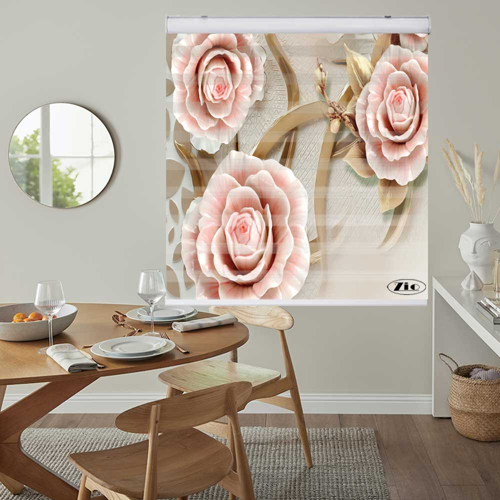 پرده زبرا کد کالا 3D1245 سایز 150x200 سانتی متر
