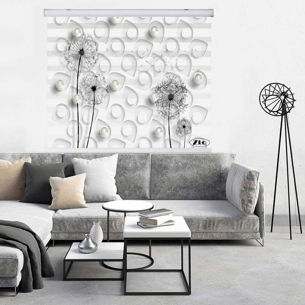پرده زبرا زیو کد 3D1186 سایز 150x150 سانتی متر