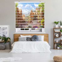 پرده زبرا زیو کد L5080 سایز 150X150 سانتی متر