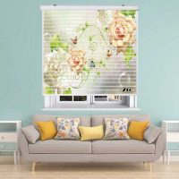پرده زبرا زیو مدل سیلوئت 3D1323 سایز 150x150 سانتی متر