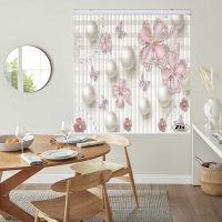 پرده زبرا زیو کد 3D1116 سایز 150x200 سانتی متر