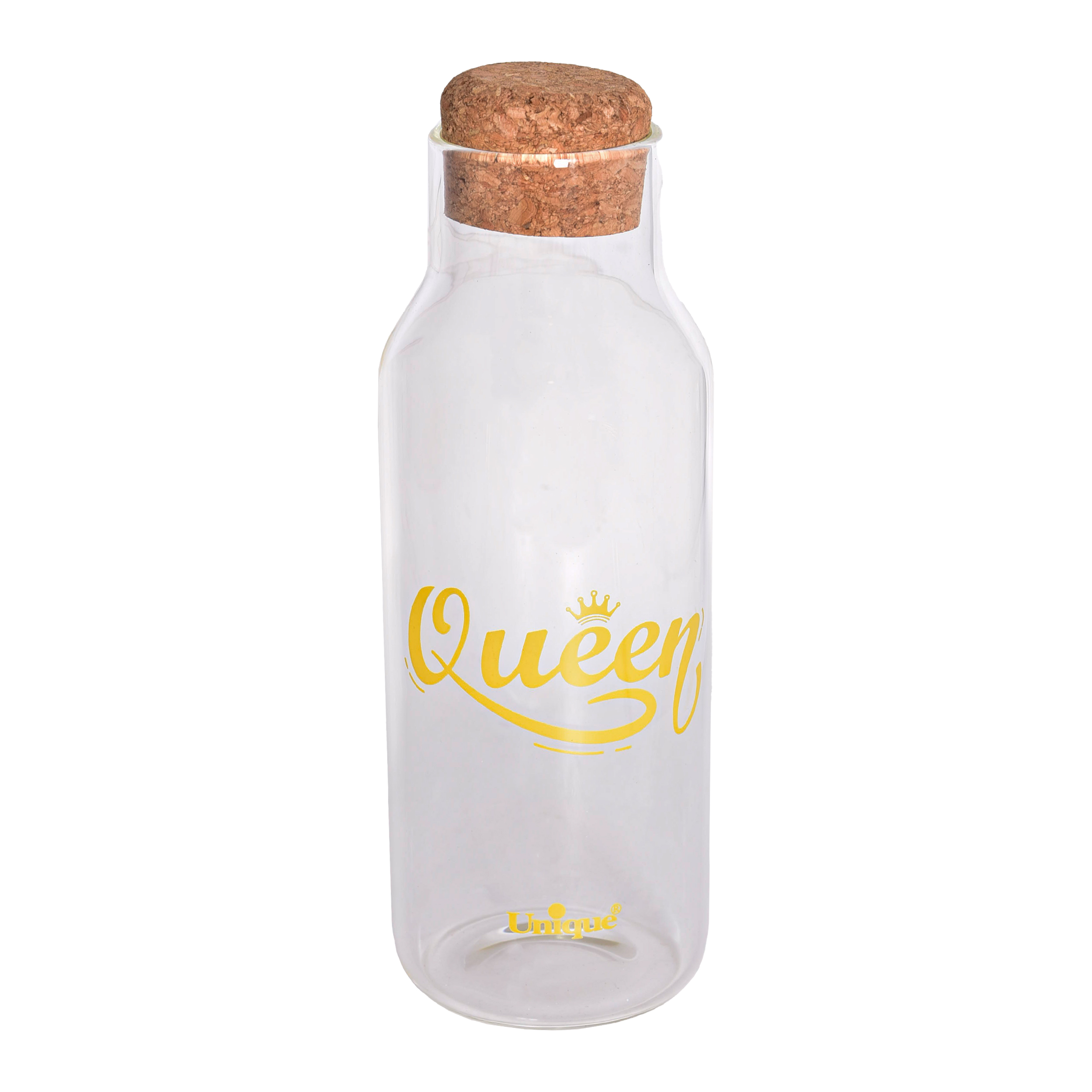 بطری آب یونیک طرح QUEEN کد 3071 گنجایش 1.03 لیتر