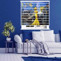 پرده زبرا زیو مدل P6005 سایز 150x200 سانتی متر