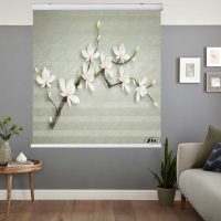 پرده زبرا زیو کد 3D1291 سایز 150x150 سانتی متر