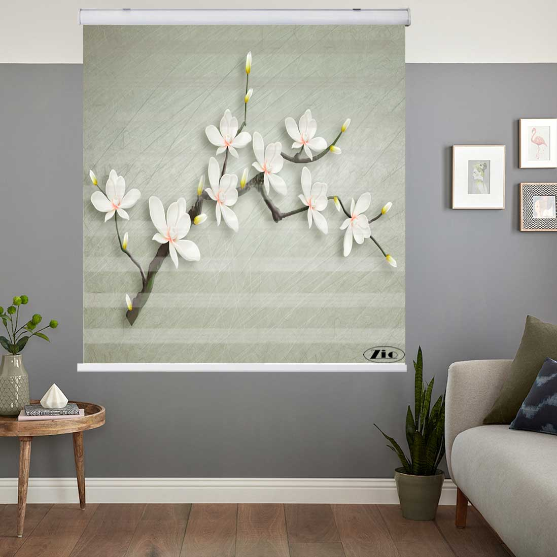 پرده زبرا زیو کد 3D1291 سایز 150x200 سانتی متر