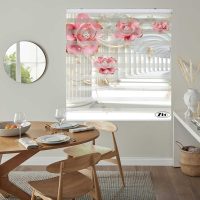 پرده زبرا زیو کد 3D1141 سایز 150x150 سانتی متر