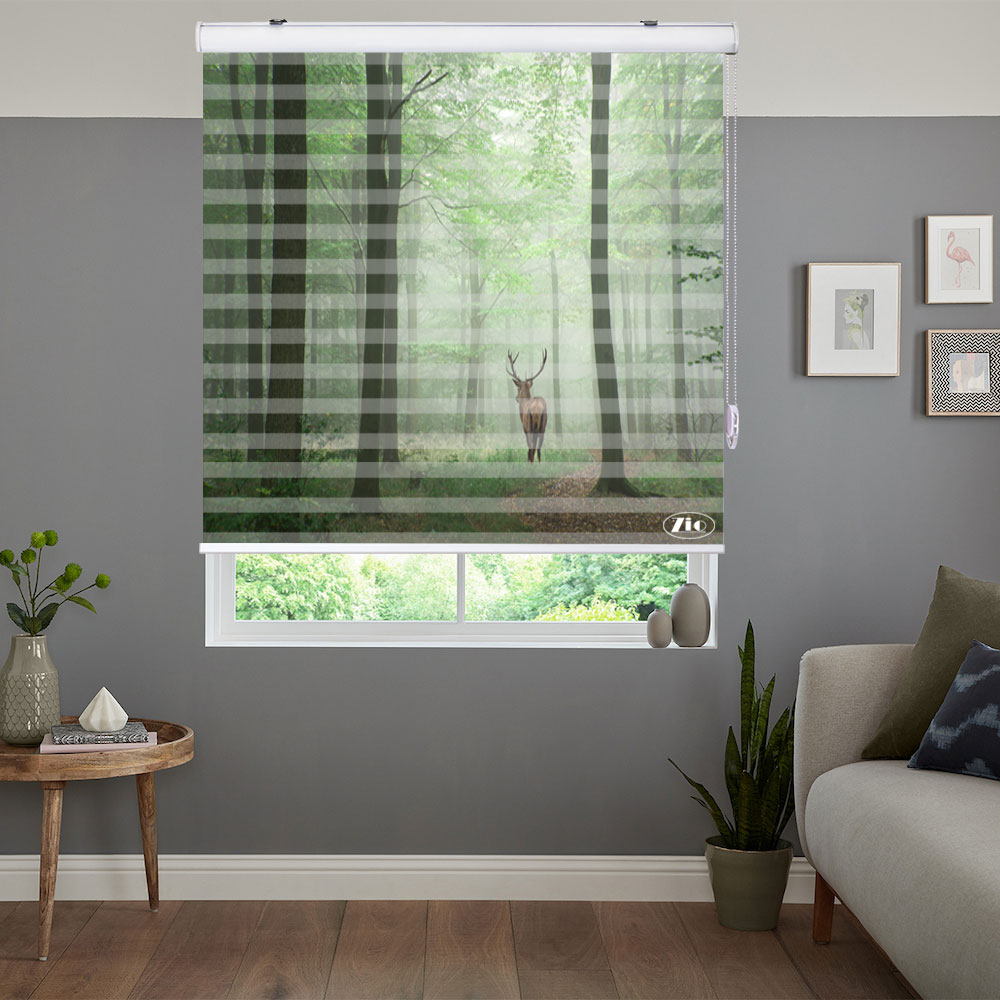 پرده زبرا زیو مدل L5084 سایز 150x280 سانتی متر