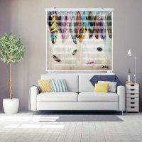 پرده زبرا زیو کد 3D1532 سایز 150X150 سانتی متر