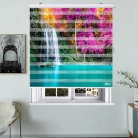 پرده زبرا زیو مدل L5004 سایز 200x200 سانتی متر