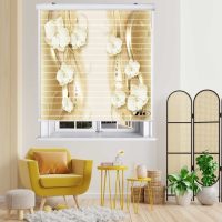 پرده زبرا مدل 3D1025 سایز 150x150 سانتی متر