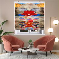 پرده زبرا زیو مدل O 7002 سایز 150x150 سانتی متر