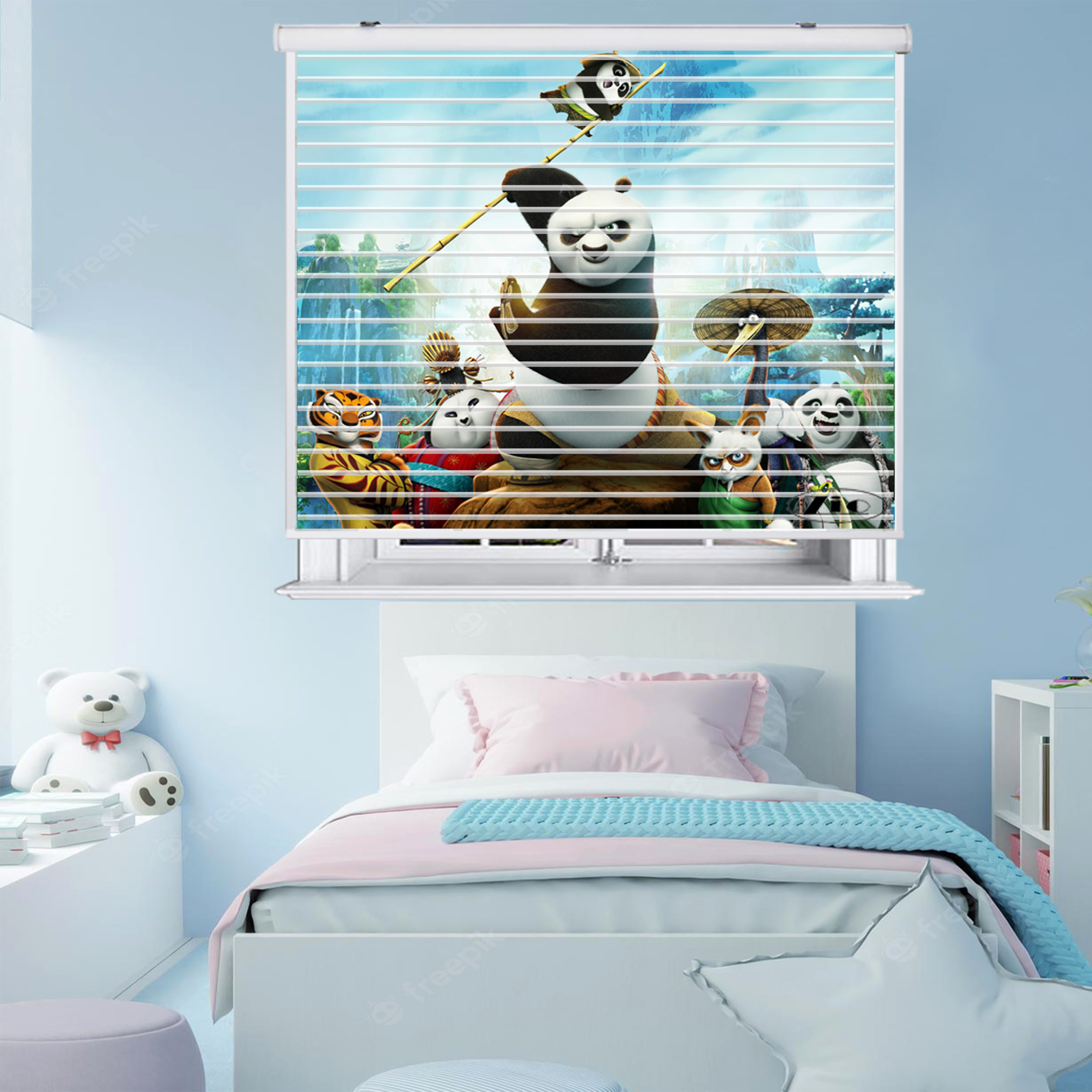 پرده زبرا زیو مدل سیلوئت K3061 سایز 150x150 سانتی متر