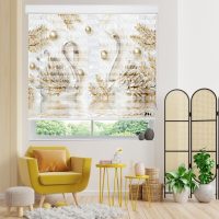 پرده زبرا زیو مدل 3D-1004 سایز 150x150 سانتی متر