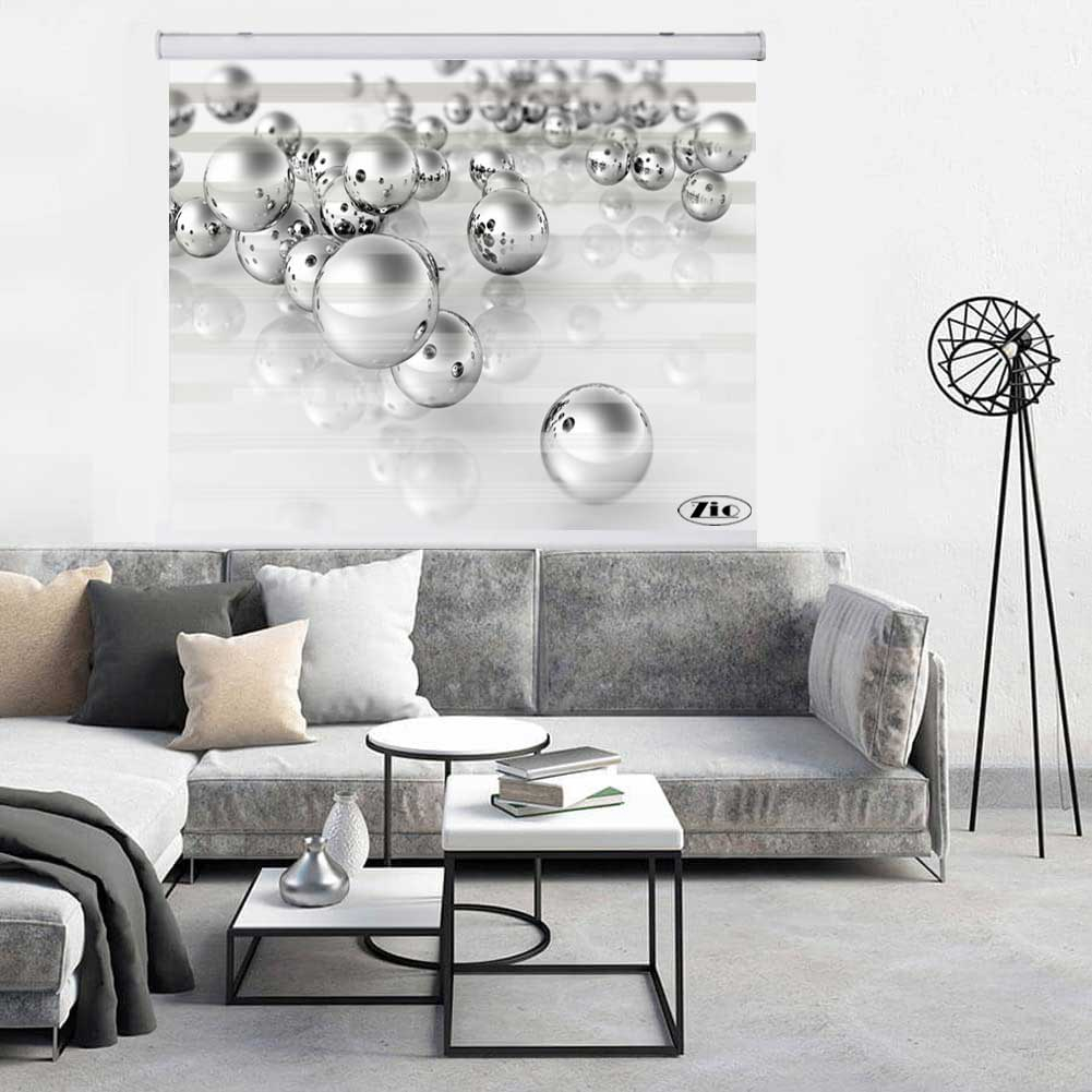 پرده زبرا زیو کد 3D1372 سایز 150x150 سانتی متر