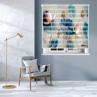 پرده زبرا زیو کد 3D1520 سایز 150x200 سانتی متر