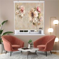 پرده زبرا زیو مدل سیلوئت 3D1529 سایز 150x150 سانتی متر
