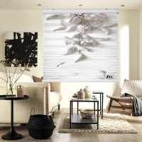 پرده زبرا زیو کد 3D1260 سایز 150x150 سانتی متر