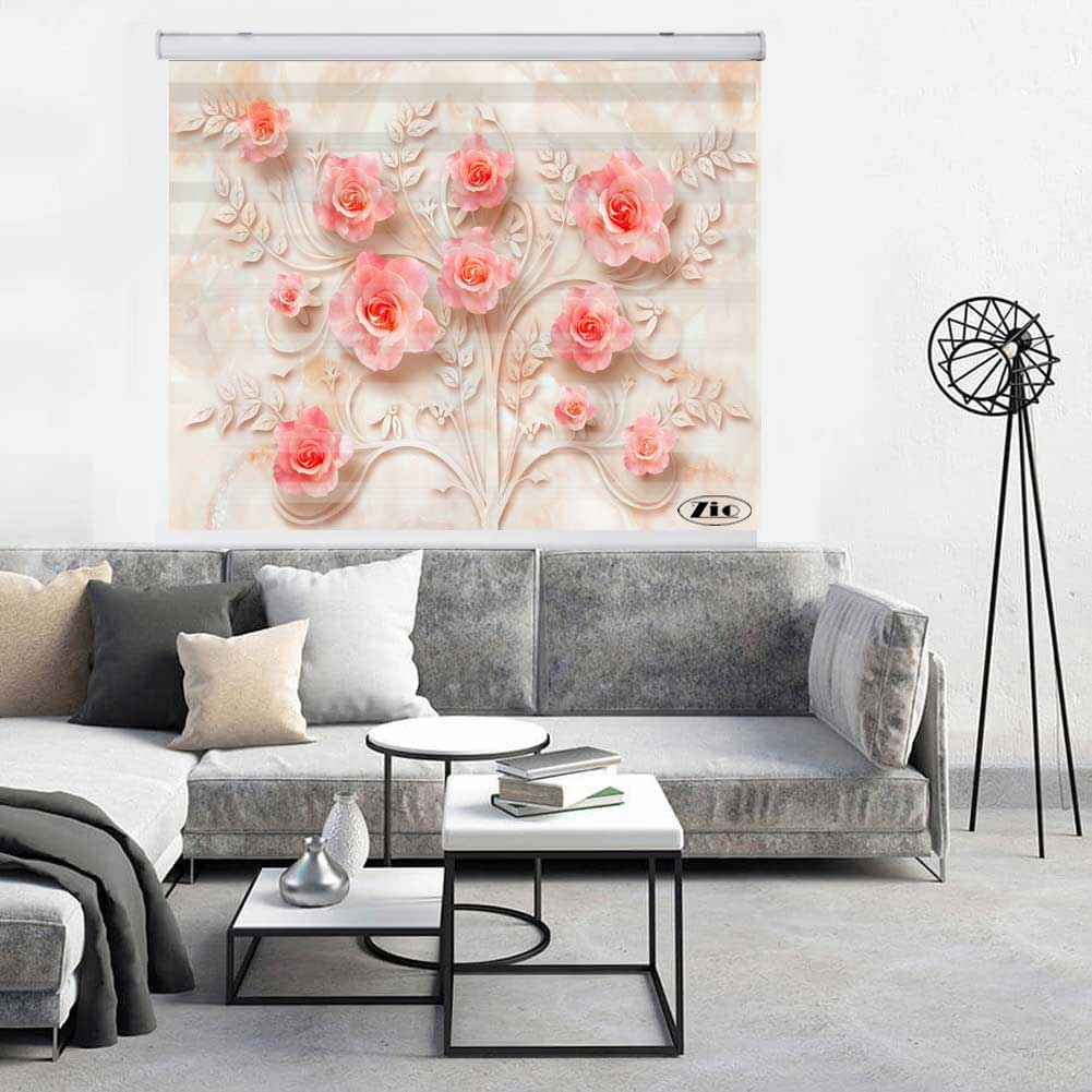 پرده زبرا کد کالا 3D1253 سایز 150x200 سانتی متر