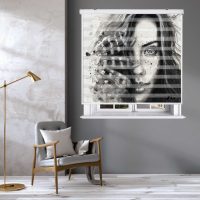پرده زبرا زیو کد W4050 سایز 150X150 سانتی متر