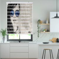 پرده زبرا زیو مدل P6076 سایز 150x200 سانتی متر